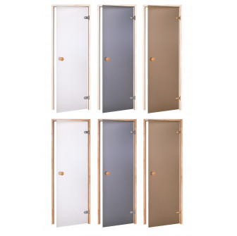 Portes de sauna en verre AD STANDART, verre mat