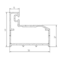 Portes vitrées AD pour sauna vapeur, verre bronze - 3