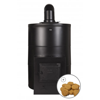 Poêle à bois pour sauna - AITO AK-110 avec pierres en céramique