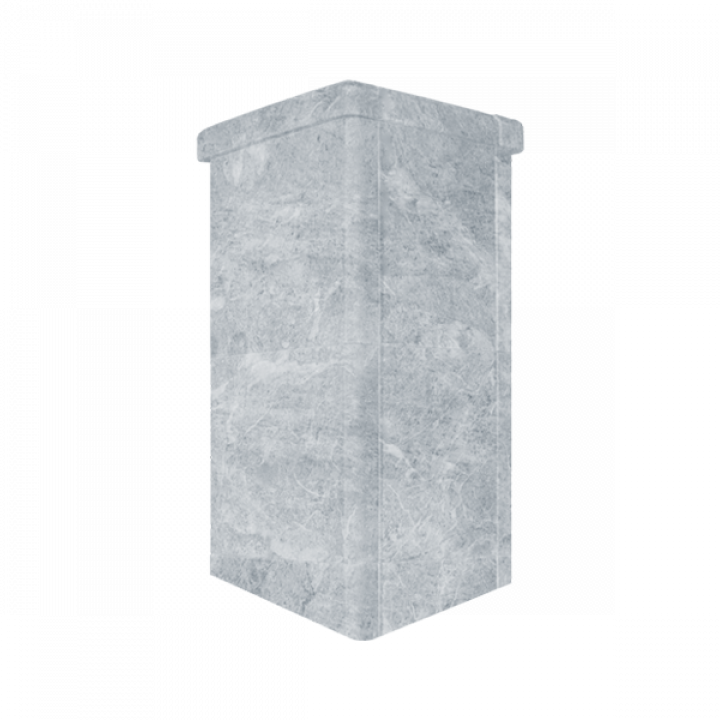 Finition cheminée en pierre, Talkochlorite, 540 mm
