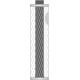 Grille en pierre IKI avec cheminée, acier inoxydable