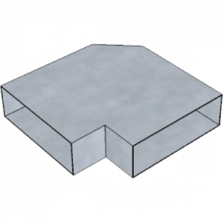 Coude plat 5F15/90