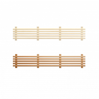 Élément inférieur du banc de sauna, tremble, aulne