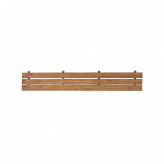 Élément inférieur du banc de sauna, Pin traité thermiquement