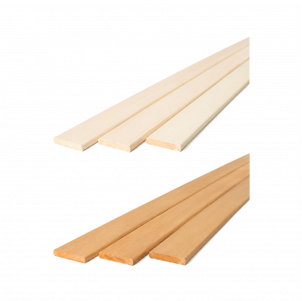 Moulure de couverture de sauna, 15 x 90 mm