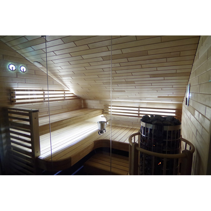 Revêtement de sauna en tilleul, classe A