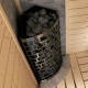 Poêle de sauna électrique – SAWOTEC Ari Corner 7,5 kW, sans unité de contrôle