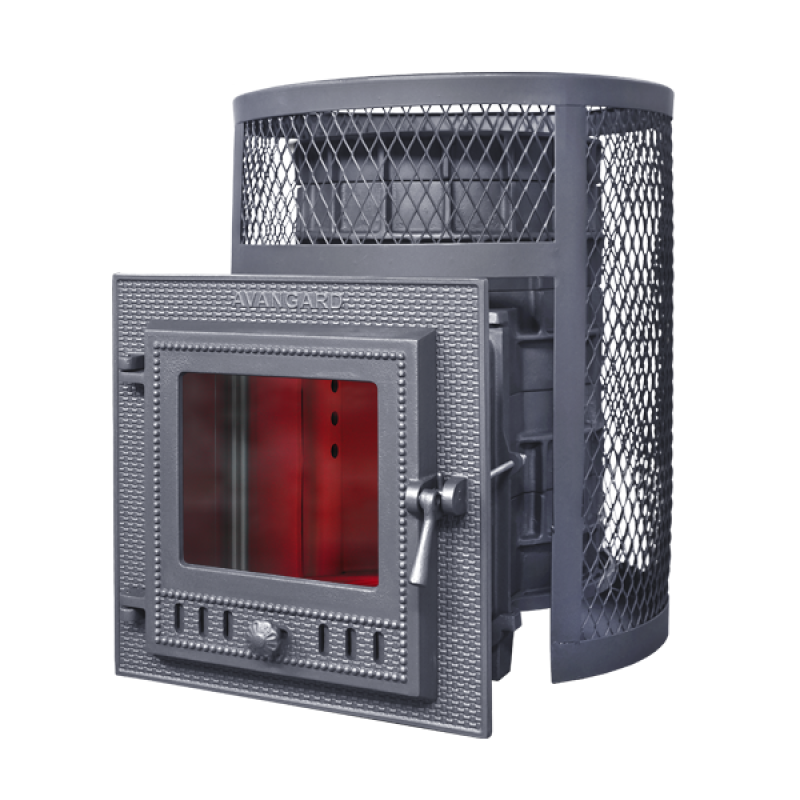 Poêle de sauna à bois GEFEST- Avangard 24 (М) dans une grille ronde