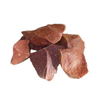 Pierres de sauna - Quartzite framboise, 20 kg