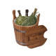 Seau en bois pour fouets, chêne 20 l