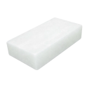 Brique de sel blanc de l'Himalaya 200 × 100 × 25 mm - 1