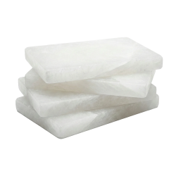Brique de sel blanc de l'Himalaya 200 × 100 × 25 mm 