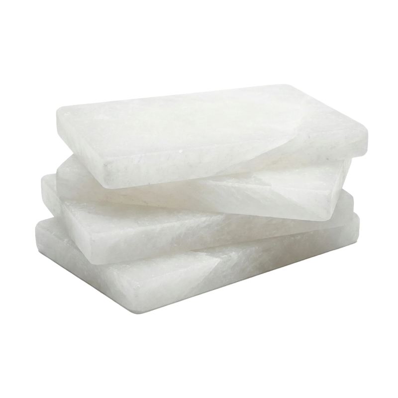 Brique de sel blanc de l'Himalaya 200 × 100 × 25 mm