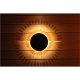 Lampe de sauna ronde LED BIRRA, teinte foncée - claire