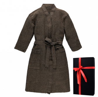 Peignoir dans un coffret cadeau, RENTO KENNO, marron