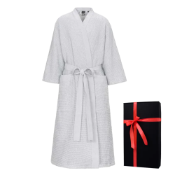 Peignoir dans un coffret cadeau, RENTO KENNO, gris clair 