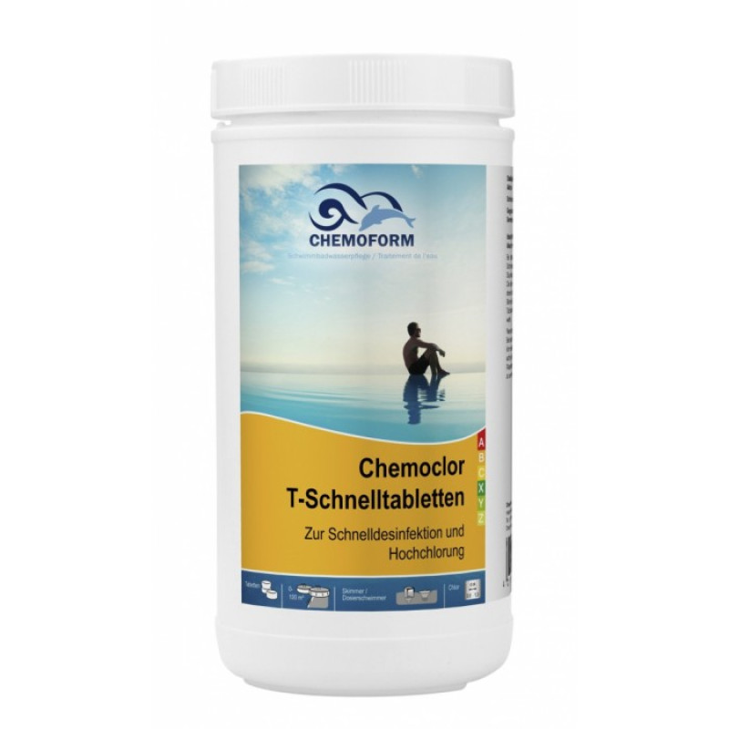 Comprimés de chlore à dissolution rapide CHEMOCLOR, 1 kg