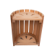 Éclairage pour sauna - Abat-jour D9R, cèdre