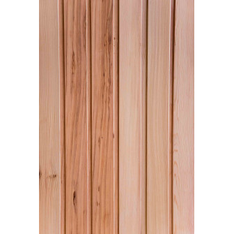 Revêtement de sauna en cèdre, 11 x 92 mm, classe A