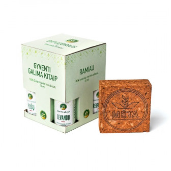 Diffuseur d'arômes d'argile avec ensemble d'huiles essentielles – « Mėtinio gyvenimo »