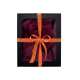 Coffret cadeau pour ELLE. Bonnet et tablier de sauna femme - BORDEAUX