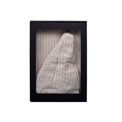 Coffret cadeau pour LUI. Chapeau de sauna et tablier pour homme - LINEN 