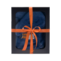 Coffret cadeau pour LUI. Chapeau et tablier de sauna pour homme - BLEU - 1