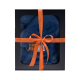 Coffret cadeau pour LUI. Chapeau et tablier de sauna pour homme - BLEU