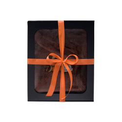 Coffret cadeau pour LUI. Chapeau et tablier de sauna pour homme - MARRON 