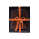 Coffret cadeau pour LUI. Chapeau et tablier de sauna pour homme - MARRON