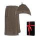 Coffret cadeau RENTO KENNO POUR LUI. Chapeau et tablier en coton marron.