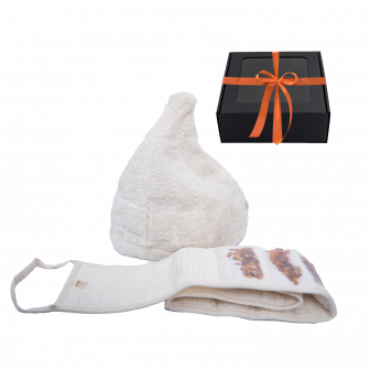 Coffret cadeau GINTARAI en boîte cadeau. Chapeau et coton-tige