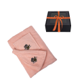 Coffret cadeau pour elle - PEACH, dans un coffret cadeau. Tablier et chapeau pour sauna - 0