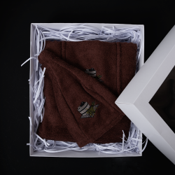 Ensemble-cadeau. marron  Ensemble-cadeau. marron