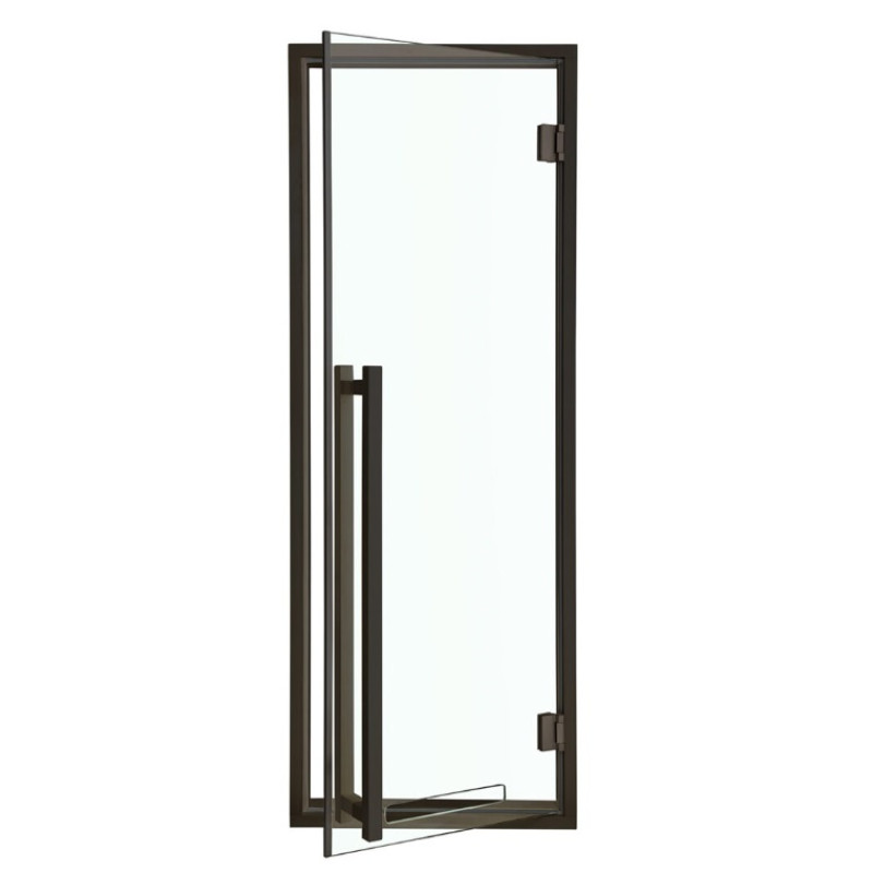 Portes de sauna en verre AD MODERN, couleur verre transparent