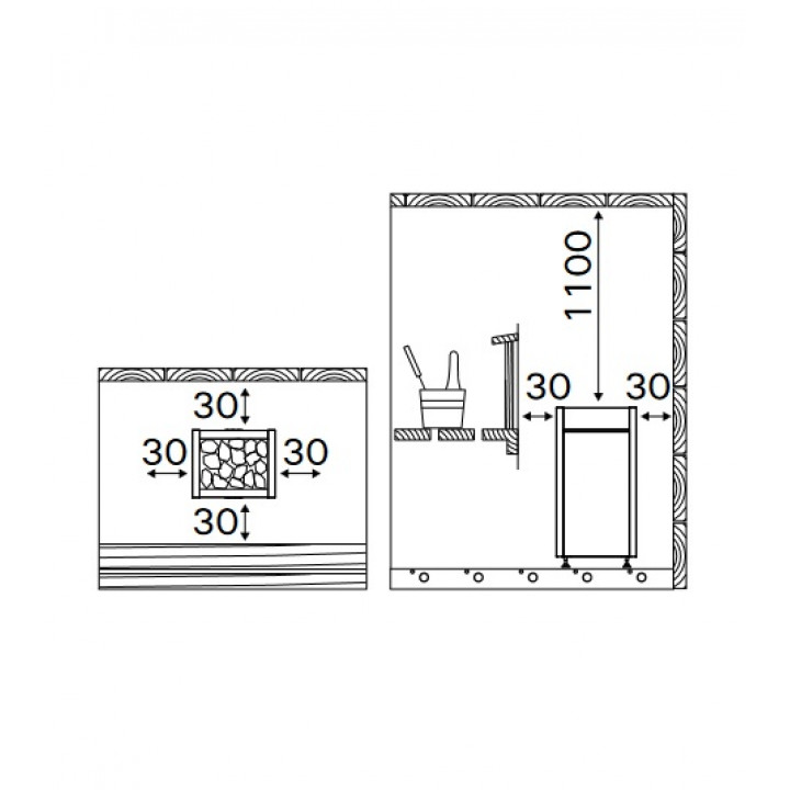 Poêle électrique pour sauna - HARVIA Virta Combi HL90SA 9,0 kW