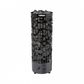 Poêle électrique pour sauna - HARVIA Cilindro Acier Noir PC70 6,8 kW