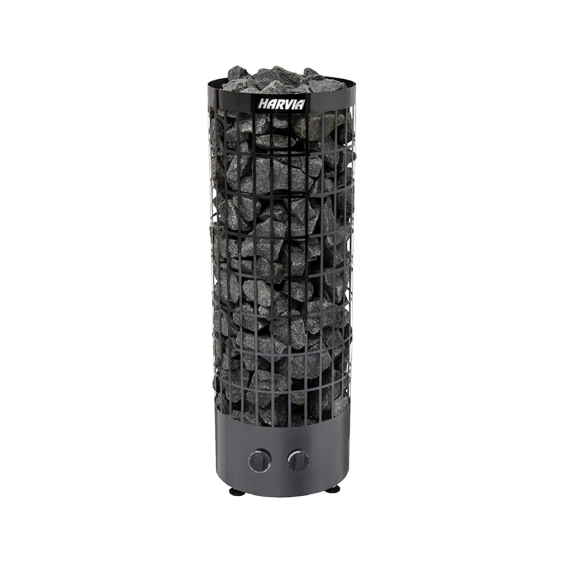 Poêle électrique pour sauna - HARVIA Cilindro Acier Noir PC70 6,8 kW