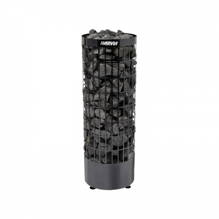 Poêle électrique pour sauna - HARVIA Cilindro Acier Noir PC90E 9 kW