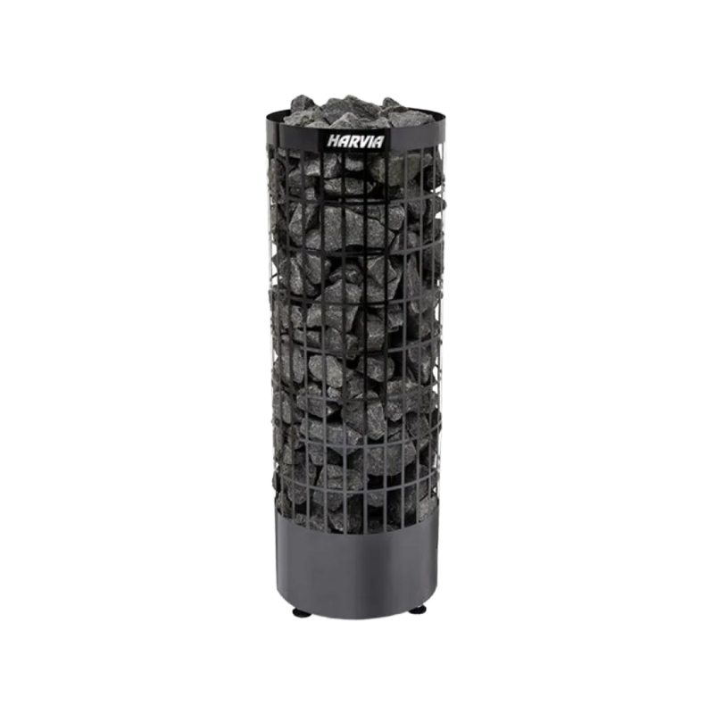 Poêle électrique pour sauna - HARVIA Cilindro Acier Noir PC90E 9 kW