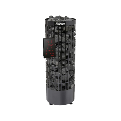 Poêle électrique pour sauna - HARVIA Cilindro Acier Noir PC90XE 9 kW 