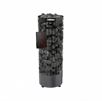 Poêle électrique pour sauna - HARVIA Cilindro Acier Noir PC90XE 9 kW