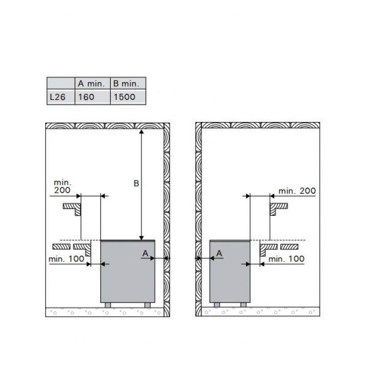Poêle électrique pour sauna - HARVIA Club Pro L26 26,0 kW