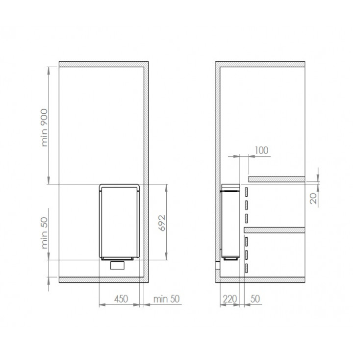 Poêle de sauna électrique - HARVIA Concept R Mini