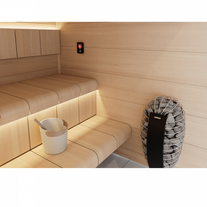 Poêle de sauna électrique - HARVIA Spirit SP60FC Fenix WiFi 6,0 kW