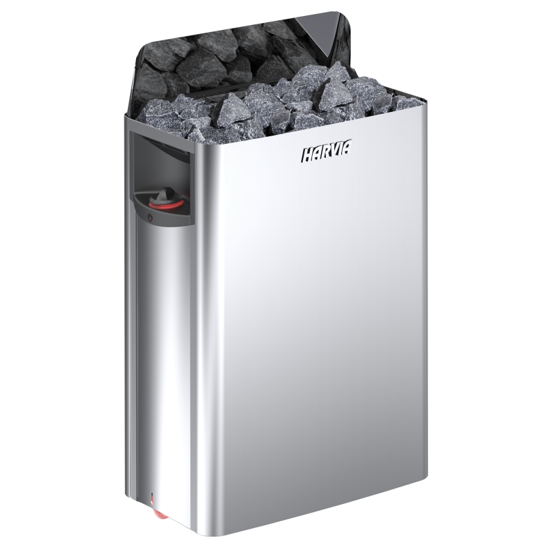 Poêle de sauna électrique HARVIA The Wall SW90 9,0 kW avec panneau de commande