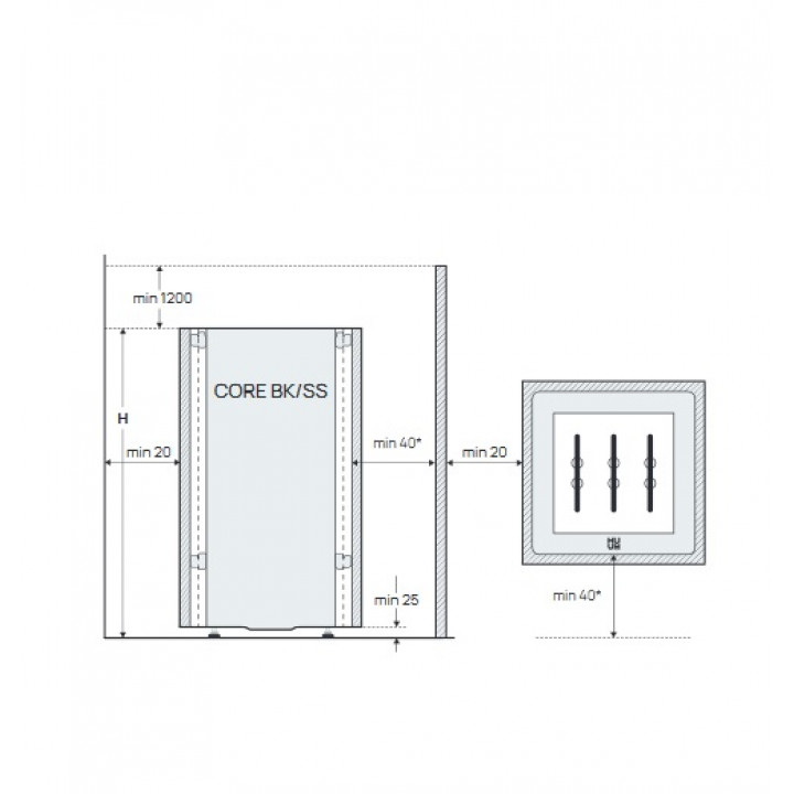 Poêle électrique pour sauna - HUUM CORE BK