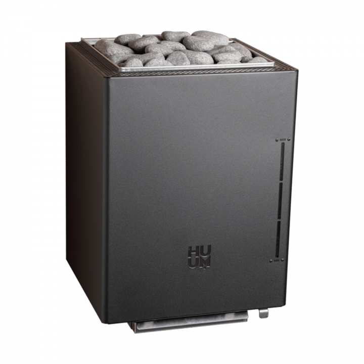 Poêle de sauna électrique - HUUM Core Wall Combi 9, noir