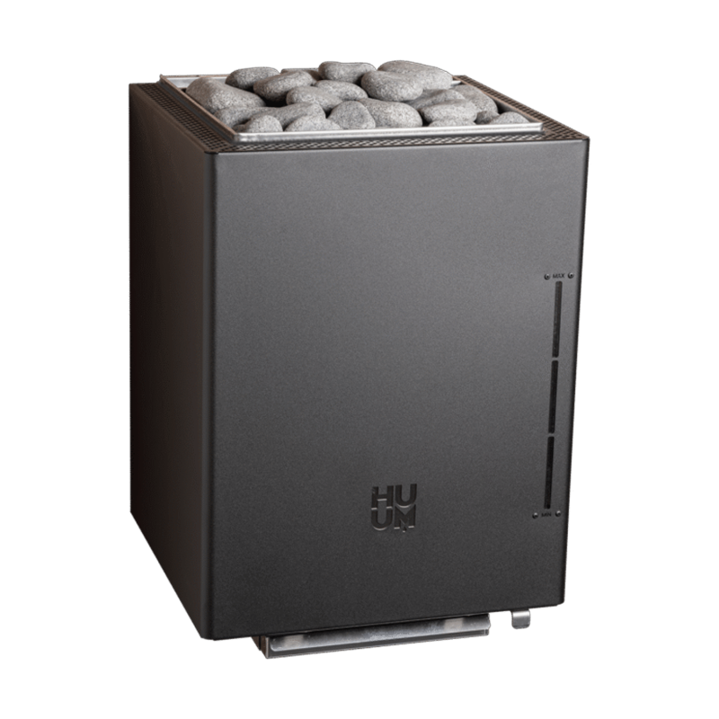 Poêle de sauna électrique - HUUM Core Wall Combi, noir