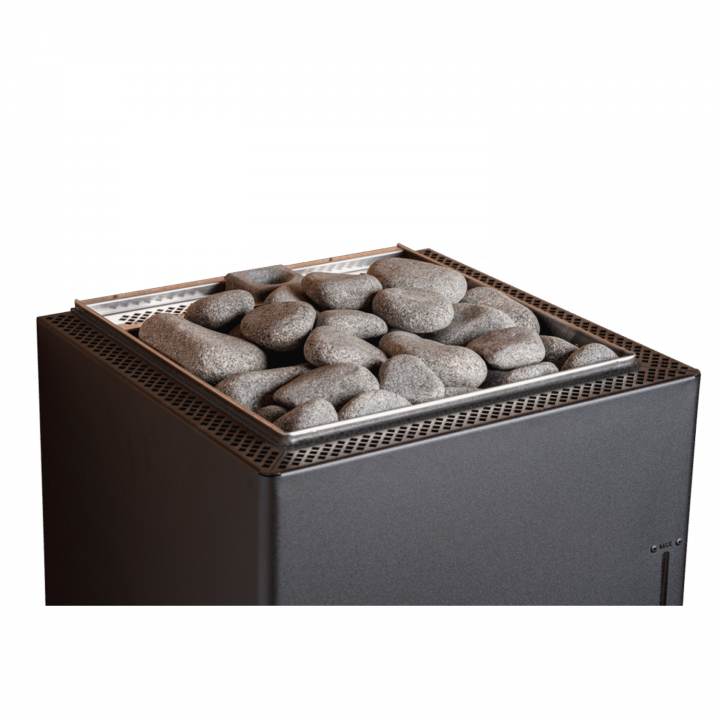 Poêle de sauna électrique - HUUM Core Wall Combi 9, noir
